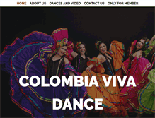 Tablet Screenshot of colvivadance.com